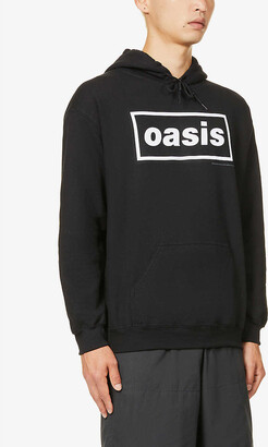 Liam Gallagher x Oasis logo-print cotton-blend hoody