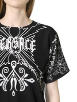 Thumbnail for your product : Versace Printed Stretch Silk Satin T-Shirt