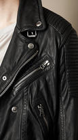 Thumbnail for your product : Burberry Quilted Panel Biker Jacket