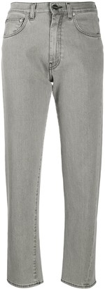 toteme straight denim black