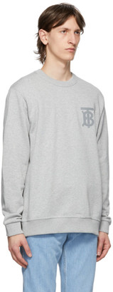 Burberry Grey Logo Dryden Sweatshirt