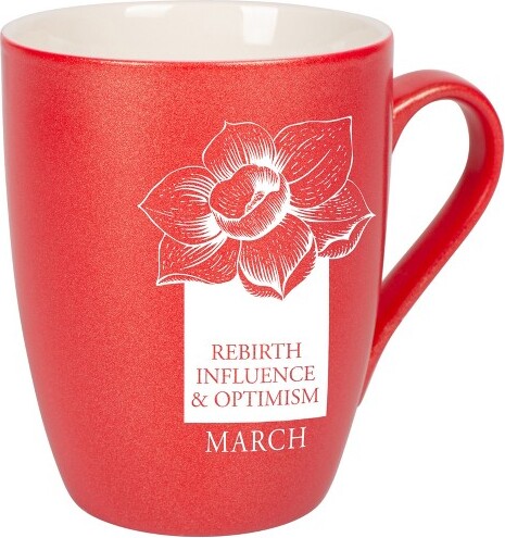 Elanze Designs Love You To The Moon And Back Mug - 10 Oz Bone China Coffee Cup Cardinal Red