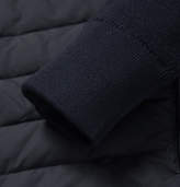 Thumbnail for your product : Tom Ford Ribbed Wool And Quilted Shell Down Jacket