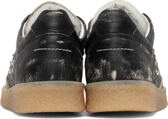 MM6 MAISON MARGIELA Black Distressed Sneakers