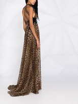 Thumbnail for your product : Philipp Plein Leopard Print Halter Dress