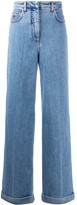 Thumbnail for your product : Philosophy di Lorenzo Serafini High Rise Wide Leg Jeans