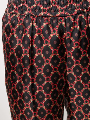 Alberto Biani Geometric Print Trousers