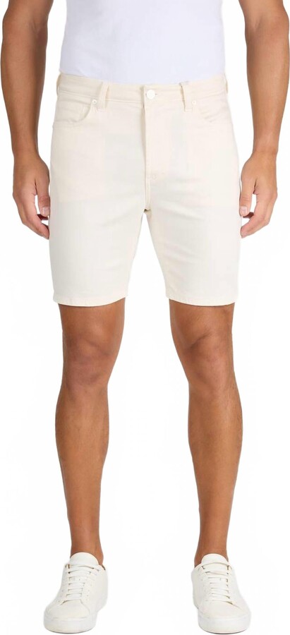 Monfrère Brando Slim Fit Short In Vintage Blanc