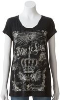 Thumbnail for your product : Rock & Republic ride to live" tee - women's