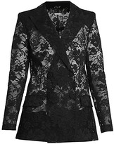 Thumbnail for your product : Givenchy Double Breasted Lace Jacket