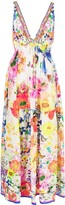 Thumbnail for your product : Camilla Shirred-Waist Silk Dress