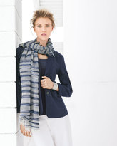 Thumbnail for your product : Eileen Fisher Handkerchief Linen 2-Button Jacket, Midnight