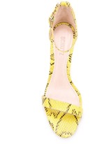 Thumbnail for your product : Schutz Embossed Snakeskin-Effect Sandals