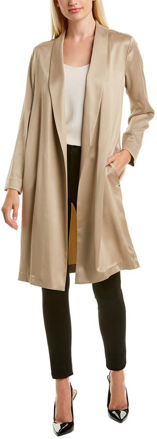 silk duster coat