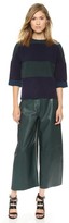 Thumbnail for your product : Derek Lam Cropped Leather Pants