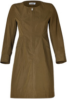 Thumbnail for your product : Jil Sander Olive Cotton-Silk Dress