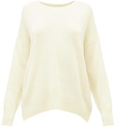 Thumbnail for your product : Allude Oversized Round-neck Cashmere Sweater - Light Yellow