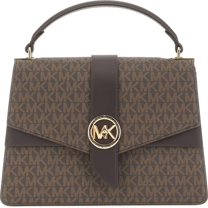 MICHAEL Michael Kors Greenwich Small Convertible Crossbody (Brown/Acorn)  Handbags - ShopStyle Shoulder Bags