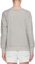 Thumbnail for your product : Etoile Isabel Marant Milly Logo Patchwork Cotton Sweatshirt
