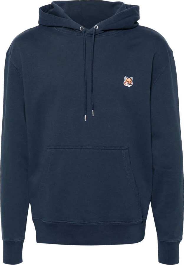 MAISON KITSUNÉ Fox-motif cotton hoodie