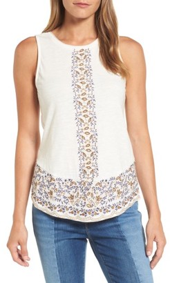 Lucky Brand Women's Embroidered Tank