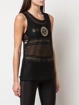 Thumbnail for your product : Puma Embroidered Logo Mesh Tank Top