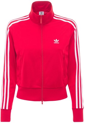 red adidas track jacket women's