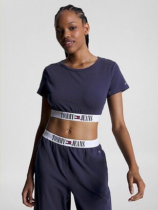 Tommy Hilfiger Archive Skinny Fit Crop Top - ShopStyle