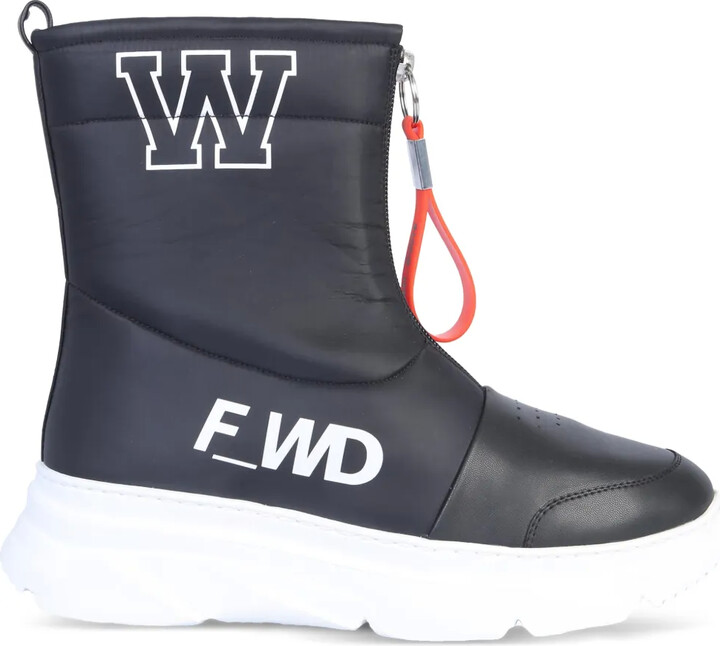 F_WD Logo Zip Boots