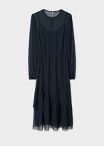 Thumbnail for your product : Paul Smith Women's Dark Navy Semi-Sheer Dress