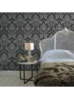 Thumbnail for your product : Graham & Brown Black Grey Oxford Wallpaper