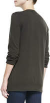 Thumbnail for your product : Vince Cashmere V-Neck Cardigan, Foliage