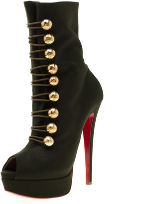 louboutin platform ankle boots