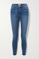 Thumbnail for your product : Frame Le High Frayed Skinny Jeans