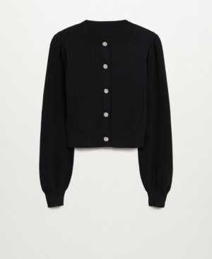 mango black cardigan