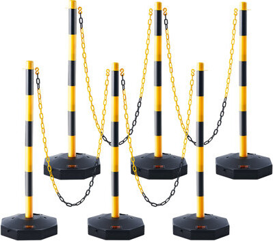 VEVOR 33.8'' H x 96'' W Stanchion System