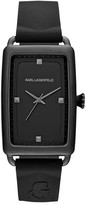 Thumbnail for your product : Karl Lagerfeld Paris 'Kourbe' Rectangular Watch, 32mm x 48mm