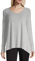 Thumbnail for your product : A.N.A Womens V- Neck Long Sleeve Tunic Top