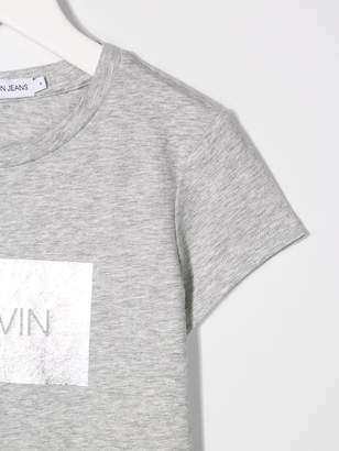 Calvin Klein Kids logo print T-shirt