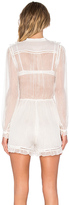 Thumbnail for your product : Zimmermann Mischief Frill Playsuit