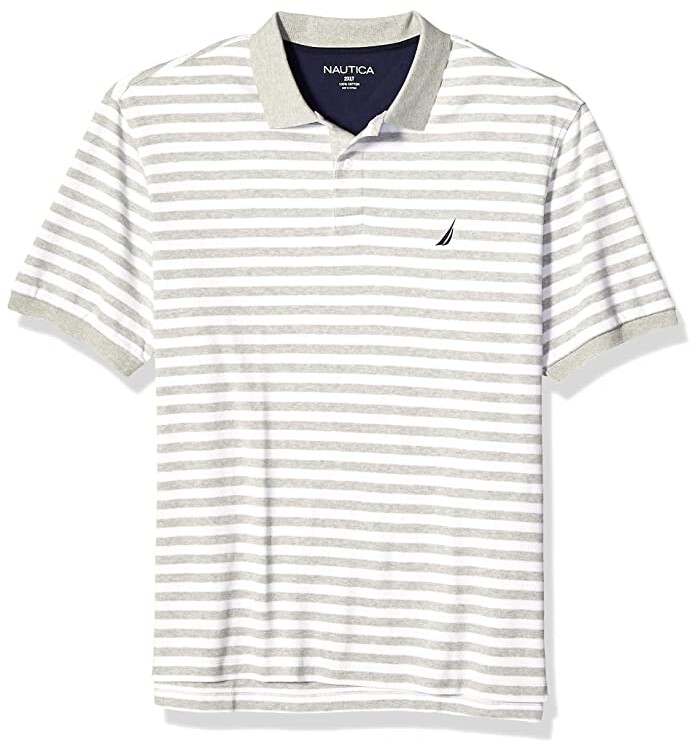 Mens Grey Stripe Polos | Shop the world's largest collection of 