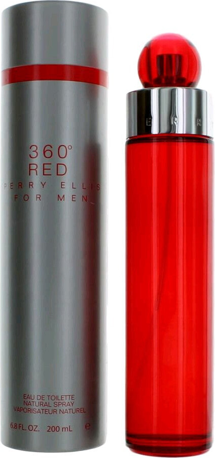 Perfumers Workshop 2pcs Perry Ellis 360 Red by Perry Ellis 6.8 oz Eau De Toilette Spray for Men