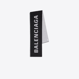 Balenciaga Jacquard Logo Scarf - ShopStyle Accessories