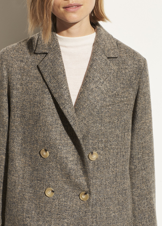 Vince Pebble Texture Wool Jacket - ShopStyle
