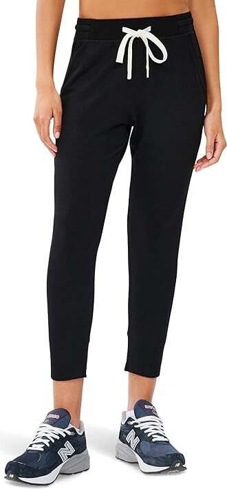 Splits59 Reena 7/8 Fleece Sweatpants Women's Clothing Black : SM, Spandex/Modal/Fleece