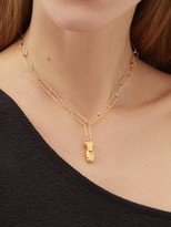 Thumbnail for your product : Alighieri Hand Of Protection Charm Gold-plated Necklace - Gold
