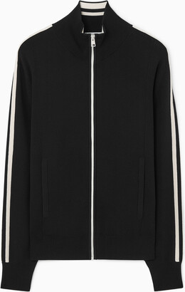 COS Contrast-Stripe Knitted Track Jacket - ShopStyle