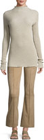 Thumbnail for your product : The Row Beca Seamed Suede Pants, Sand