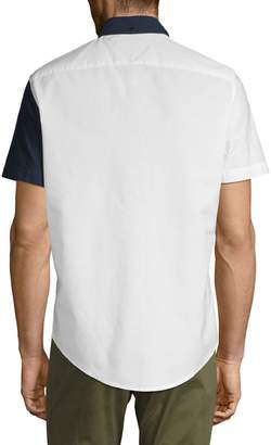 Tommy Hilfiger Stripe Cotton Short-Sleeve Shirt