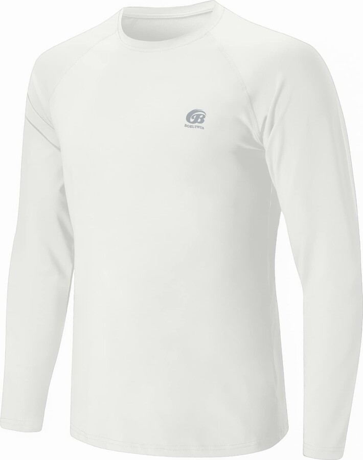 BOELTWIN Long Sleeve Cooling Shirts and Rash Guard for Men with UPF 50
